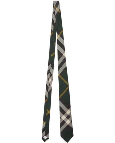 burberry tie green|burberry classic tie.